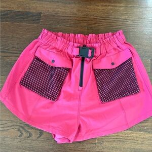 FP Movement by Free People Pink Athletic Mesh Shorts